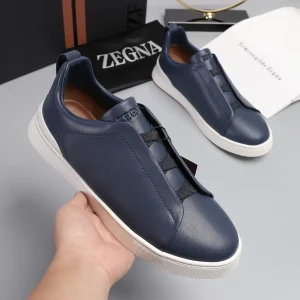 Ermenegildo Zegna Low Top Leather Sneakers image 1