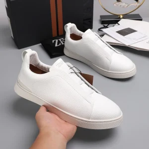 Ermenegildo Zegna Low Top Leather Sneakers image 1