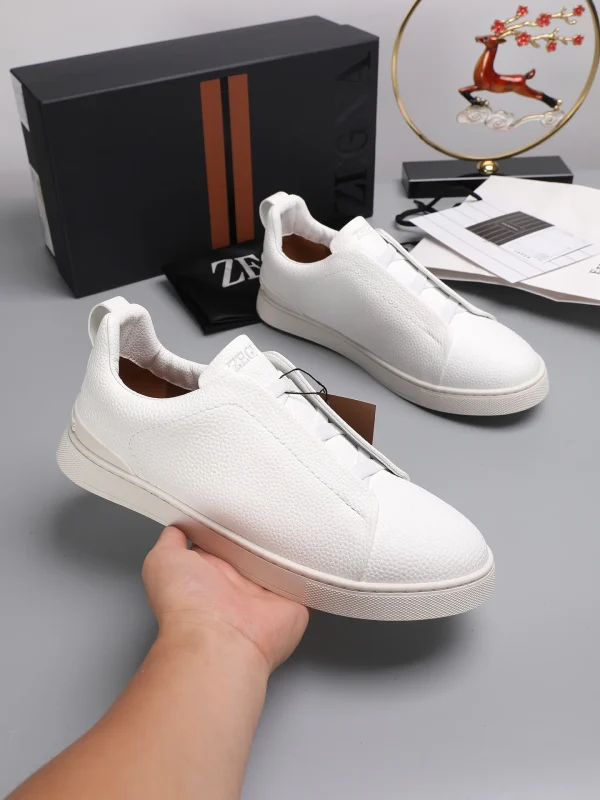 Ermenegildo Zegna Low Top Leather Sneakers image 1