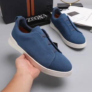 Ermenegildo Zegna Low Top Leather Sneakers image 1