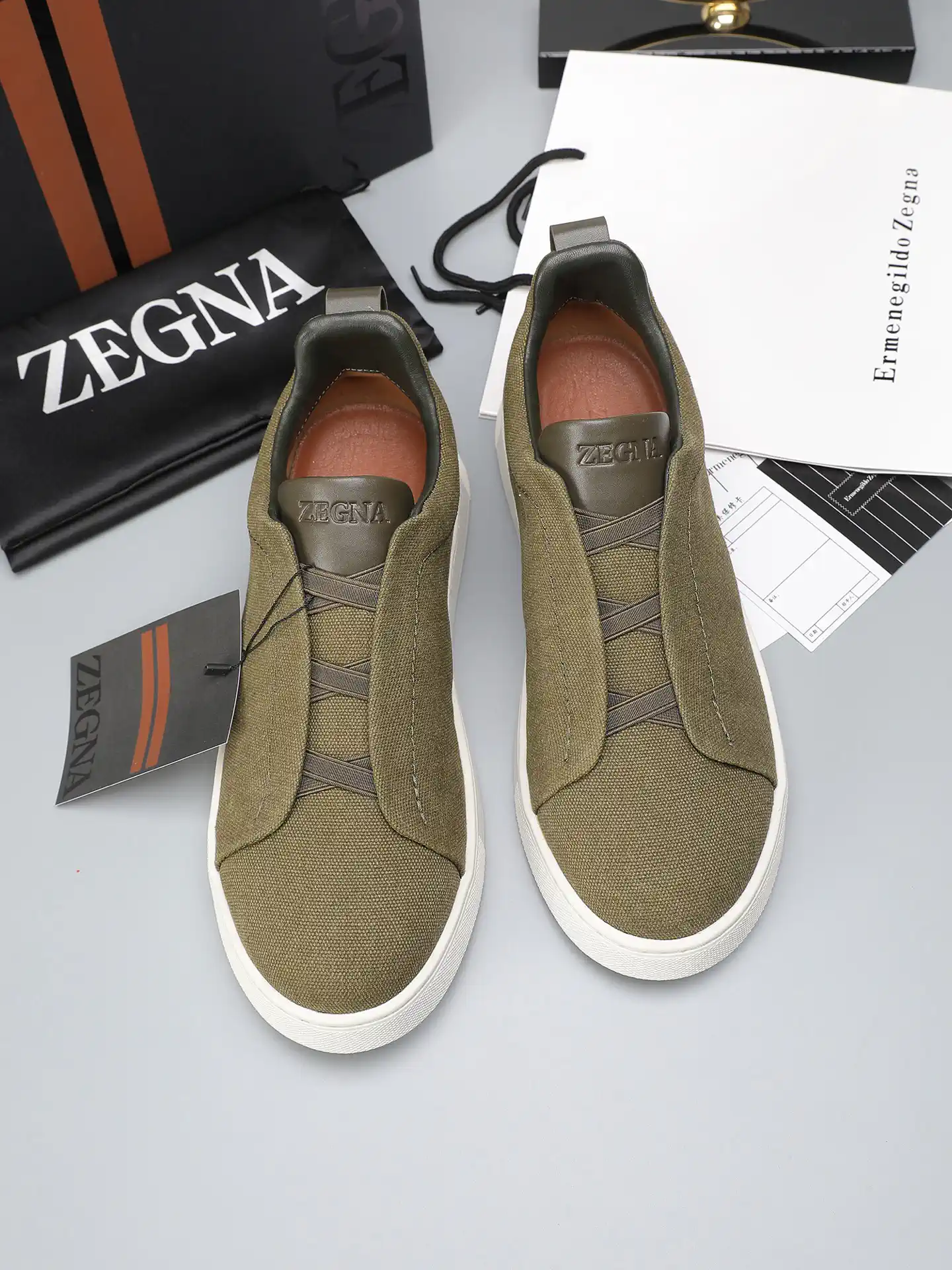 Ermenegildo Zegna Triple Stitch Men's Casual Shoes image 1