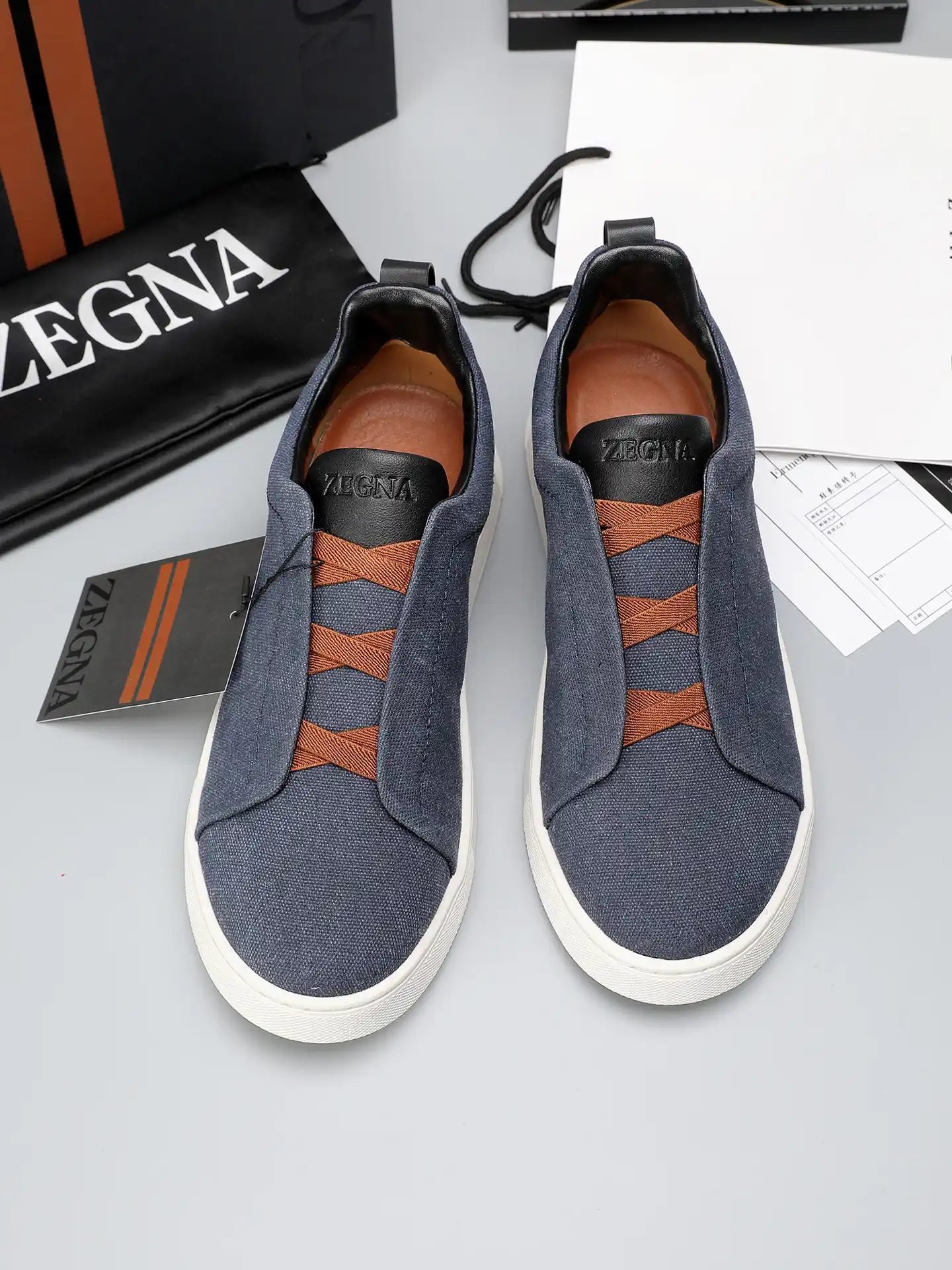 Ermenegildo Zegna Triple Stitch Men's Casual Shoes image 1