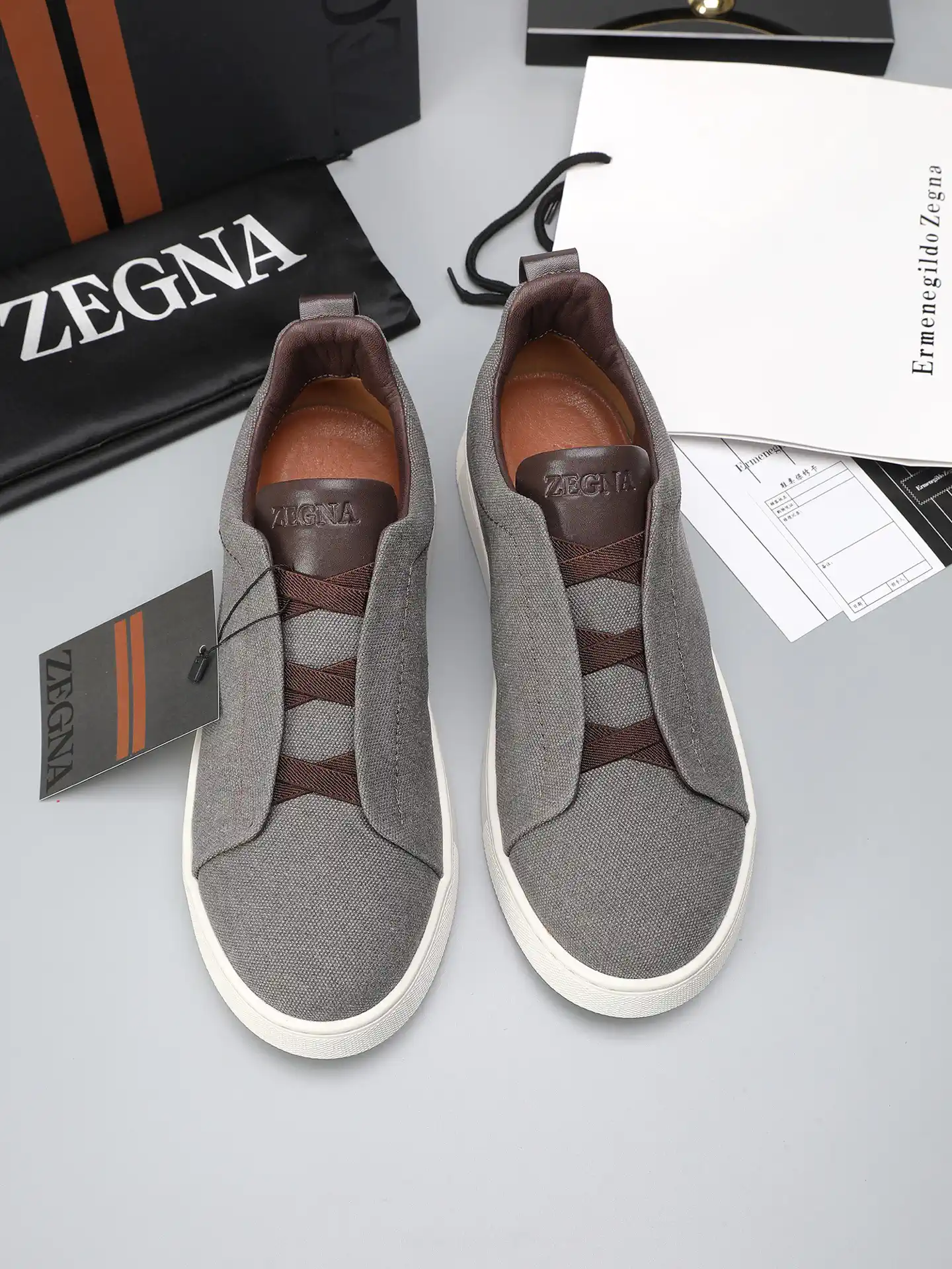 Ermenegildo Zegna Triple Stitch Men's Casual Shoes image 1