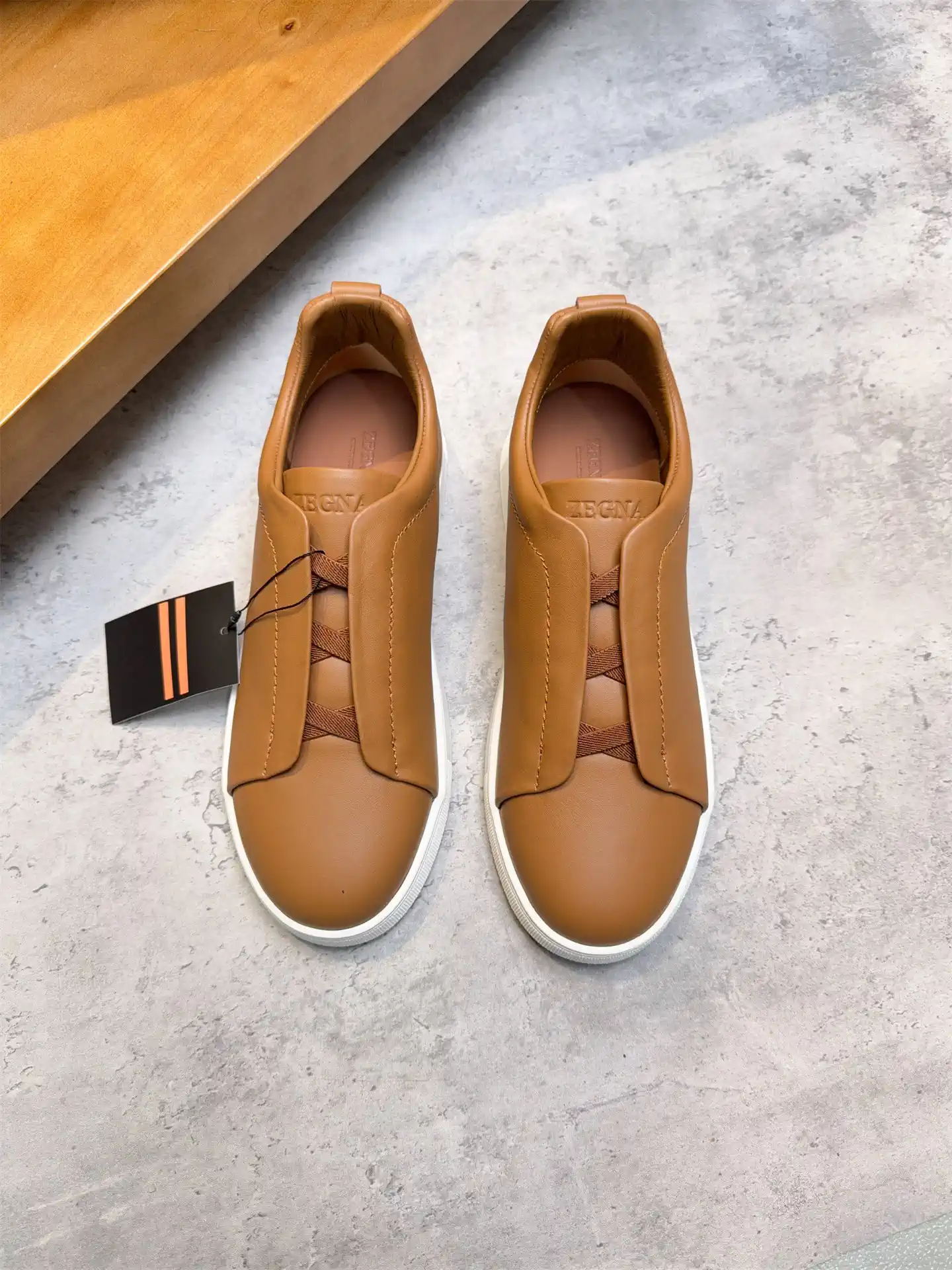 Men's Low-Top Casual Leather Shoes image 1