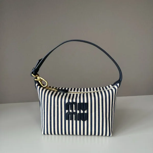 Miu Miu Striped Shoulder Bag image 1
