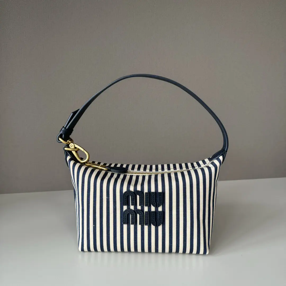 Miu Miu Striped Shoulder Bag image 1