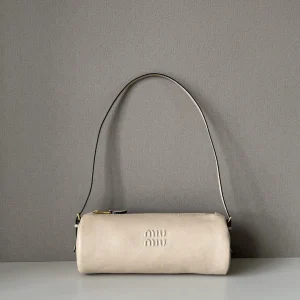 Miu Miu Beige Cylindrical Shoulder Bag image 1