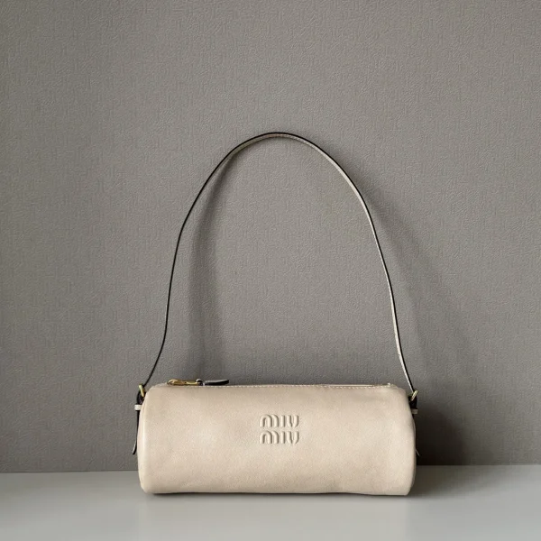 Miu Miu Beige Cylindrical Shoulder Bag image 1