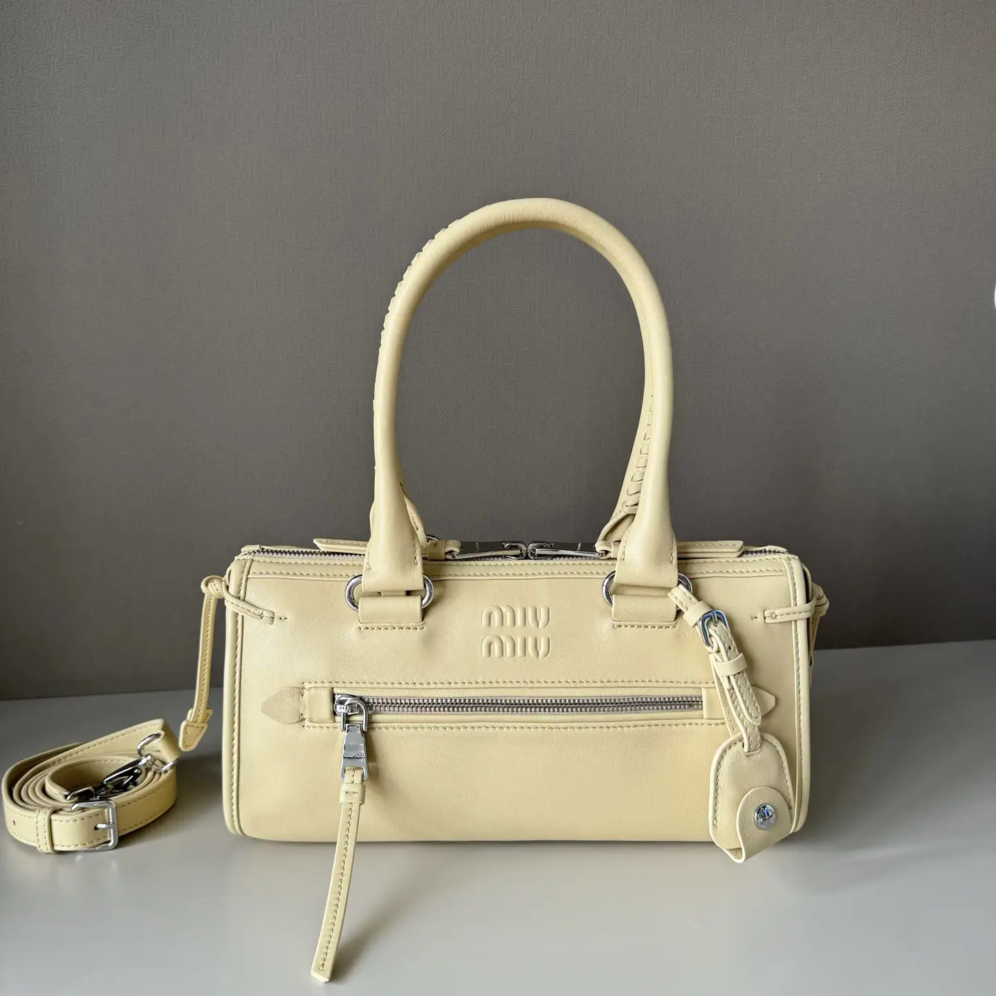 Miu Miu Leather Top Handle Bag image 1