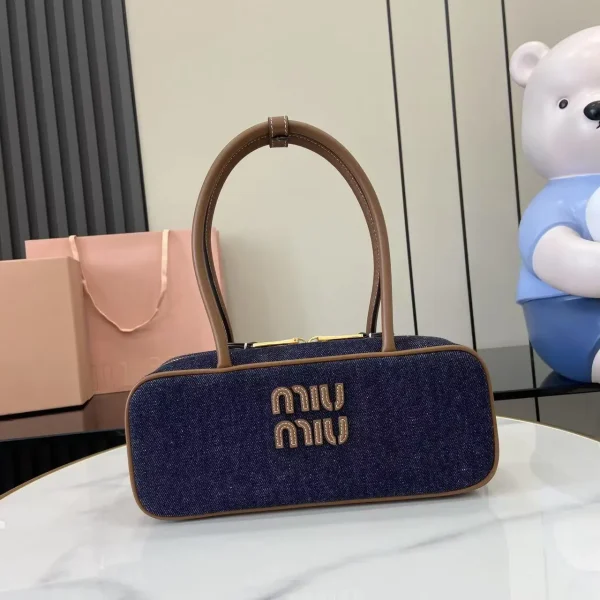 Miu Miu Canvas Top Handle Bag image 1