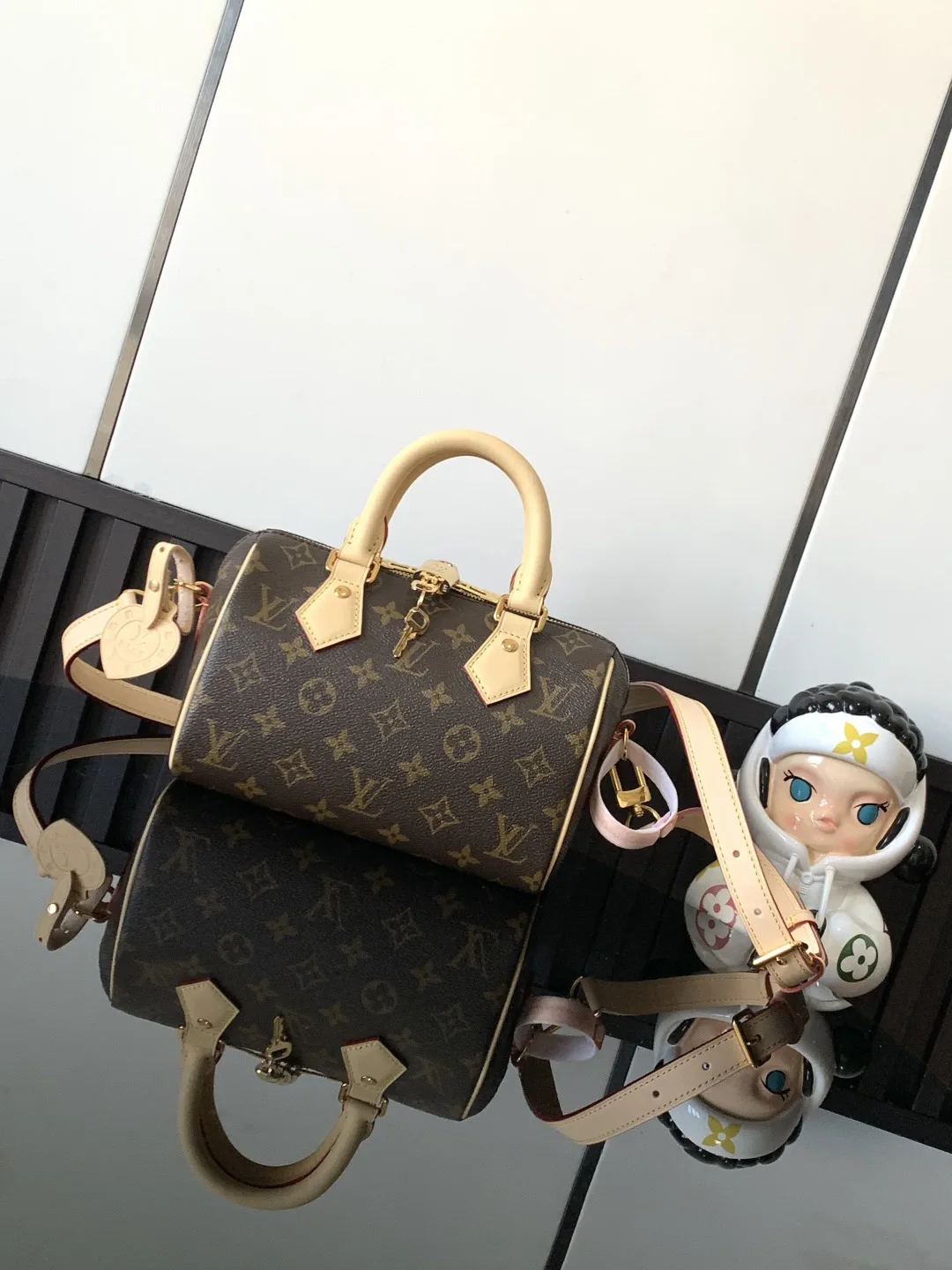 Louis Vuitton Speedy Bandouliere 20 Monogram Top Handle Bag image 1
