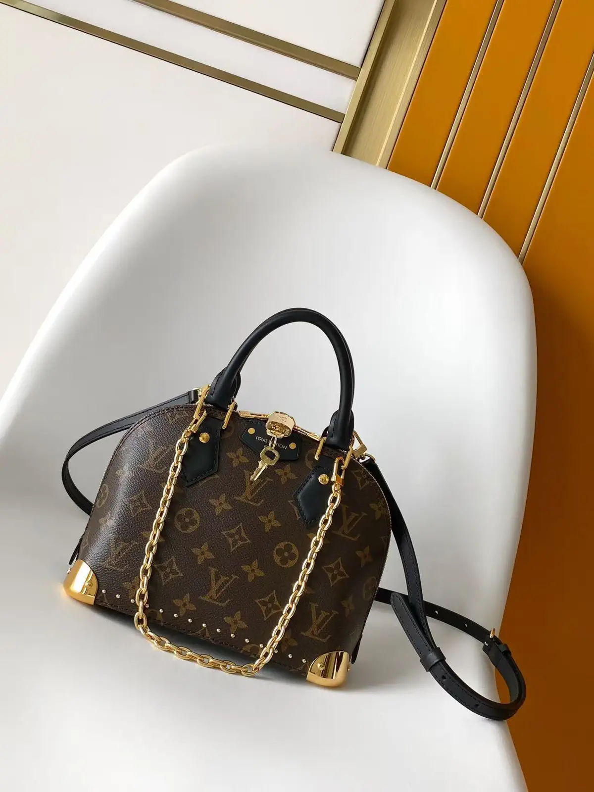 Louis Vuitton Monogram Alma BB Top Handle Bag image 1