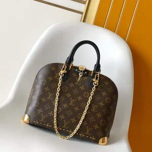 Louis Vuitton Monogram Alma BB Top Handle Bag with Chain Strap image 1
