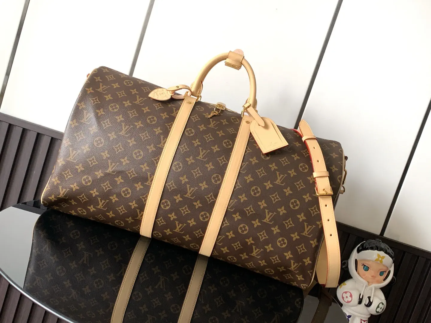 Louis Vuitton Keepall Bandouliere 55 Duffle Bag image 1