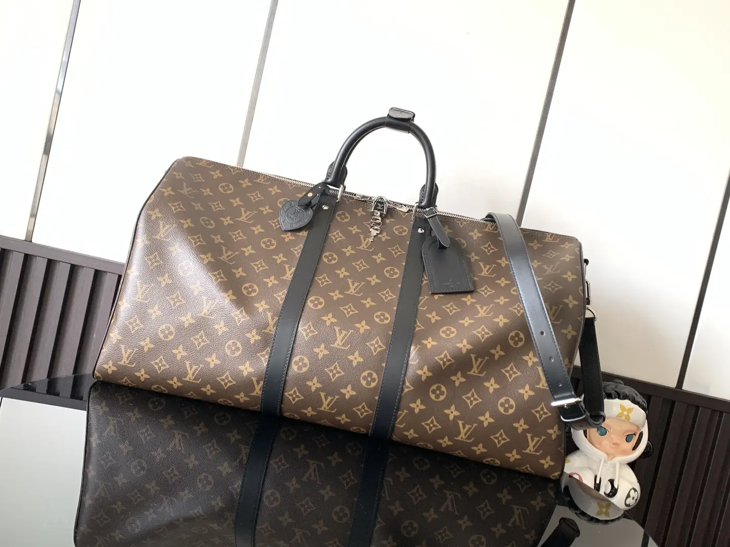 Louis Vuitton Keepall Bandouliere 55 Duffle Bag image 1