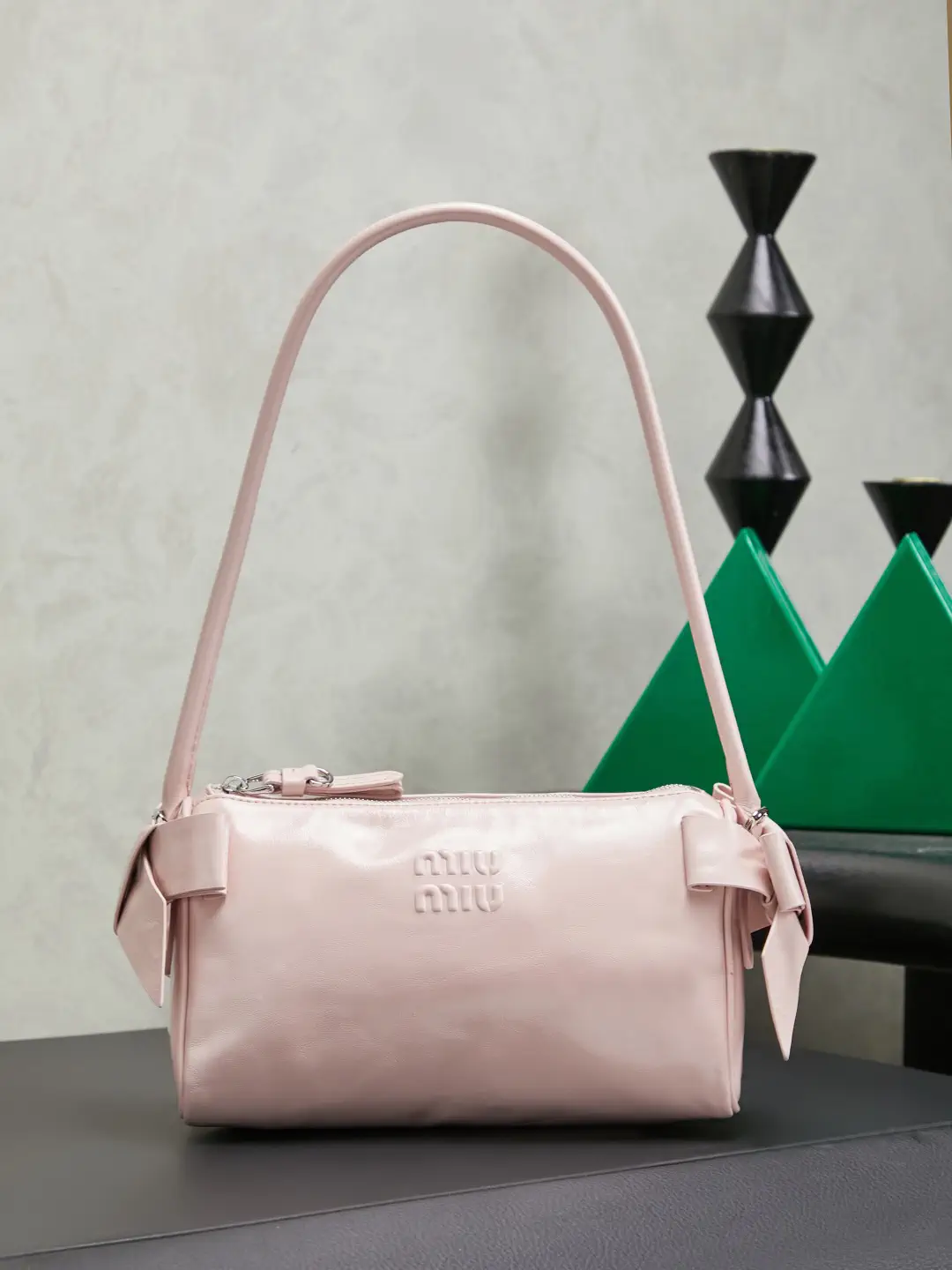 Miu Miu Pink Bow Shoulder Bag image 1