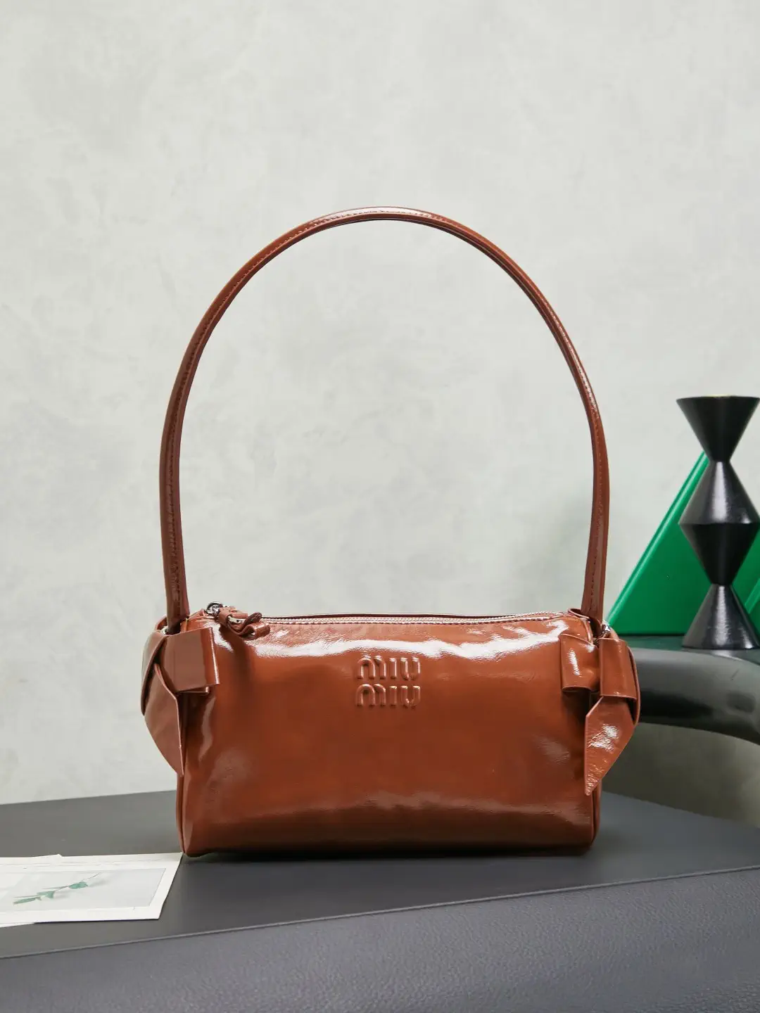 Miu Miu Bow Detail Shoulder Bag image 1
