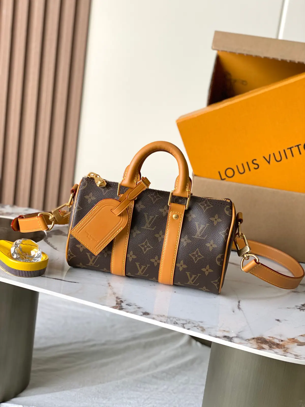 Louis Vuitton Keepall Bandoulière 25 Monogram Duffle Bag image 1