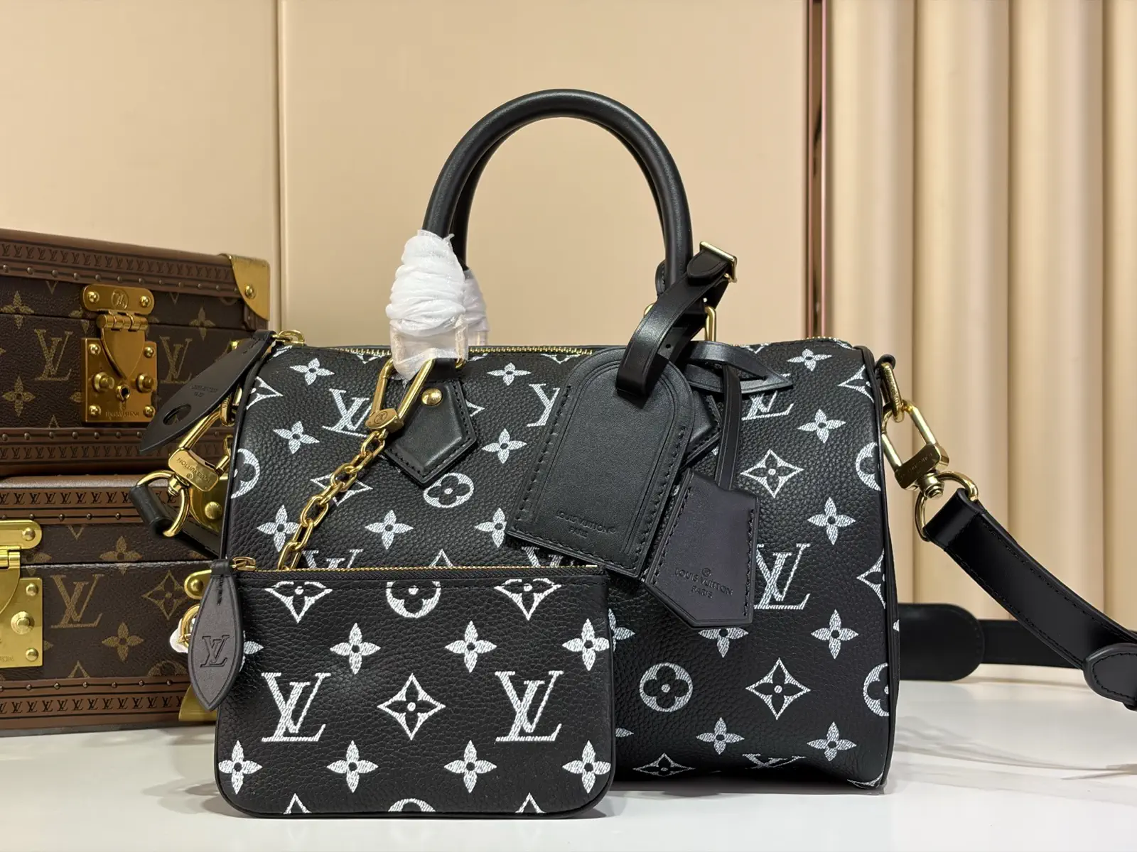 Louis Vuitton Speedy P9 Bandoulière 25 Monogram Top Handle Bag image 1