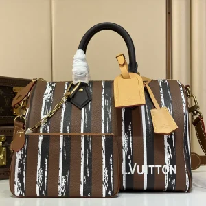 Louis Vuitton Speedy P9 Bandoulière 30 Striped Top Handle Bag image 1
