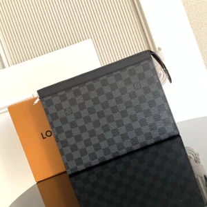 Louis Vuitton Damier Graphite Pochette Voyage MM Clutch image 1