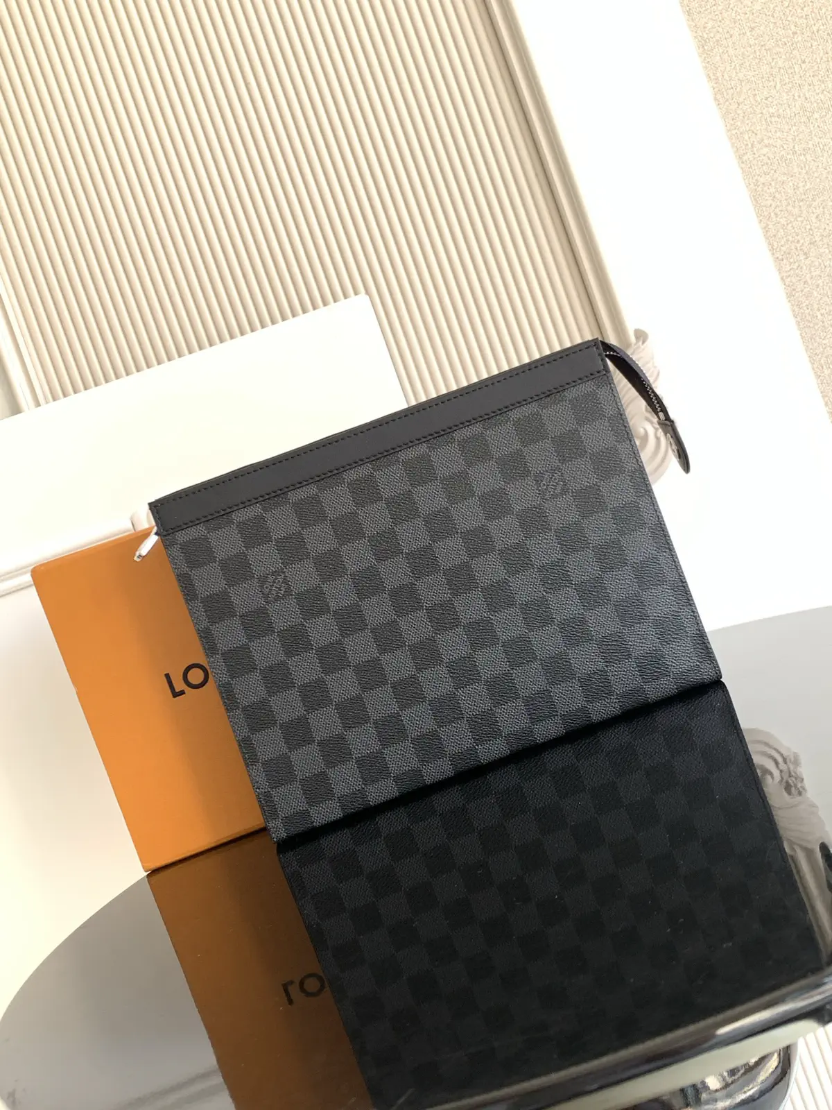 Louis Vuitton Damier Graphite Pochette Voyage MM Clutch image 1