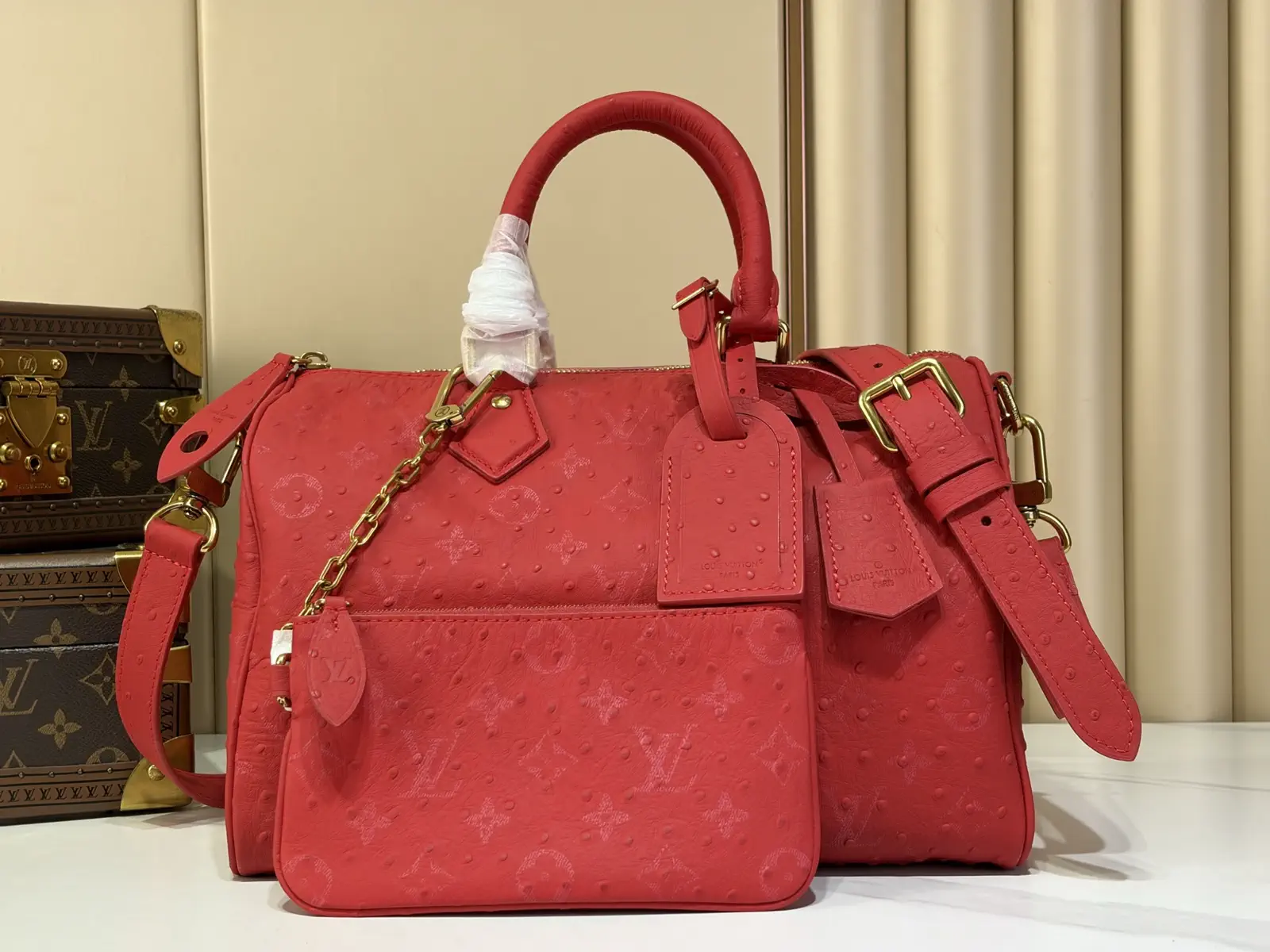 Louis Vuitton Speedy P9 Bandoulière 30 Monogram Leather Top Handle Bag image 1