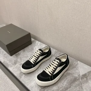 Denim Low-Top Casual Sneakers image 1