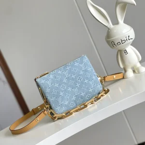 Louis Vuitton Light Blue Denim Monogram Nano Speedy Bag image 1