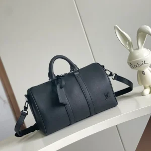 Louis Vuitton Black Keepall Bandoulière 35 Duffle Bag image 1