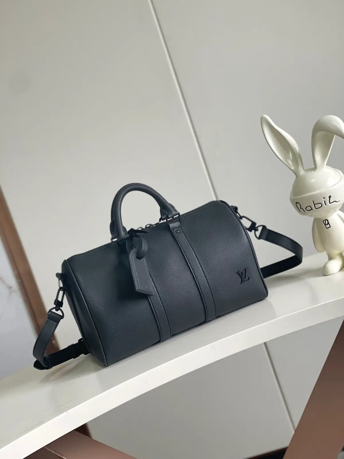 Louis Vuitton Black Keepall Bandoulière 35 Duffle Bag image 1