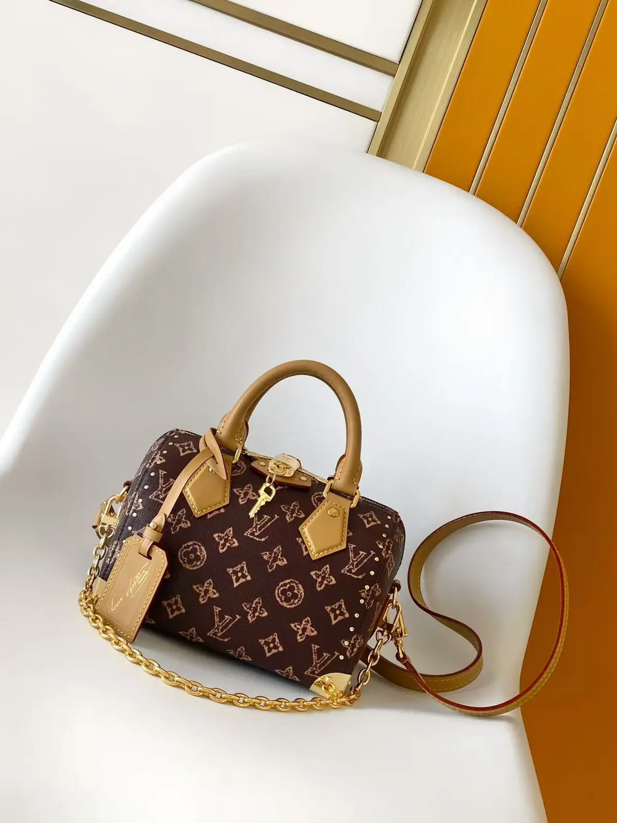 Louis Vuitton Speedy Trunk 20 Monogram Top Handle Bag image 1