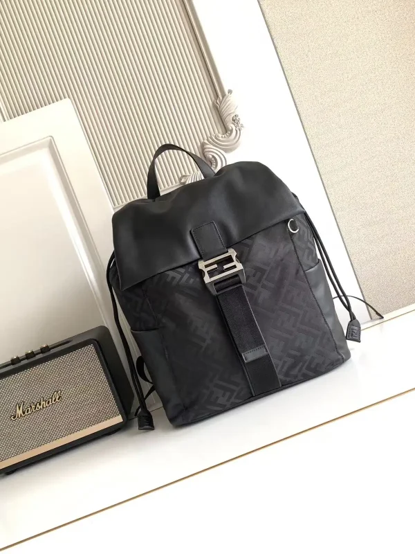 FENDI FF Nylon Flux Backpack image 1