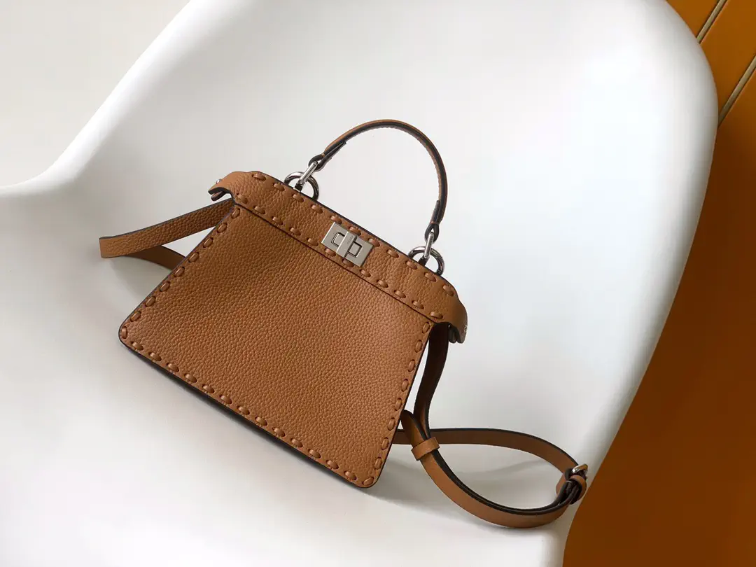 FENDI Peekaboo ISeeU Mini Top Handle Bag image 1