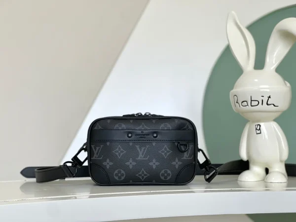 Louis Vuitton Monogram Eclipse Nano Alpha Crossbody Bag image 1