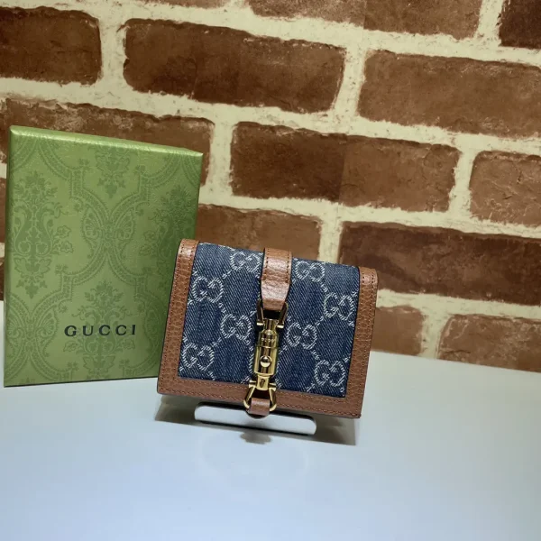 Gucci Monogram Denim Wallet image 1