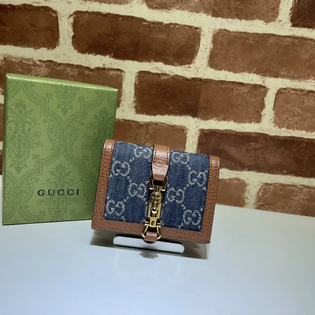 Gucci Monogram Denim Wallet image 1