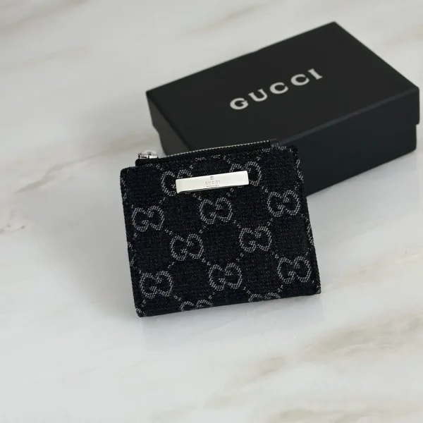Gucci Monogram Denim Wallet image 1