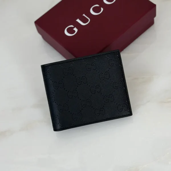 Gucci Monogram Perforated Bifold Wallet image 1