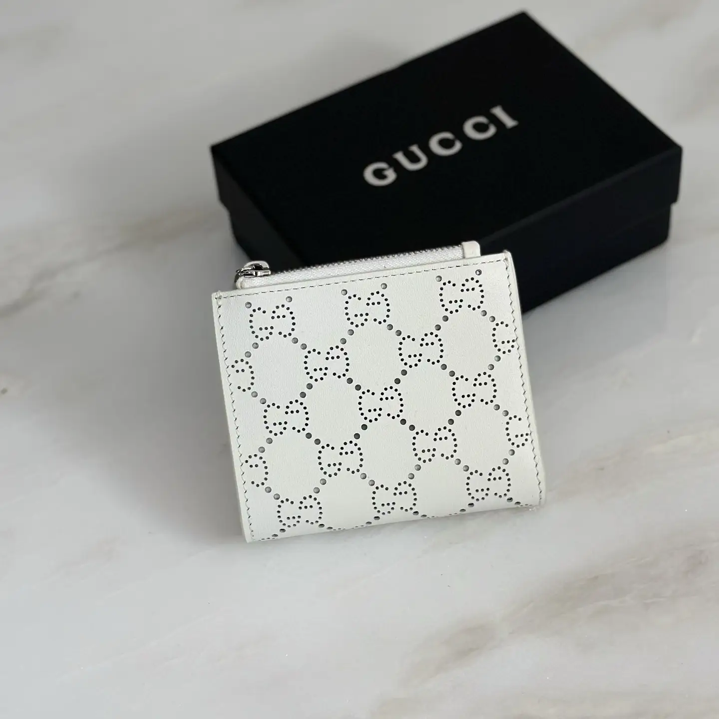 Gucci Perforated Monogram Wallet image 1