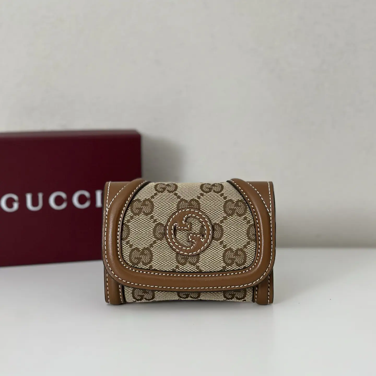 Gucci Monogram Compact Wallet image 1