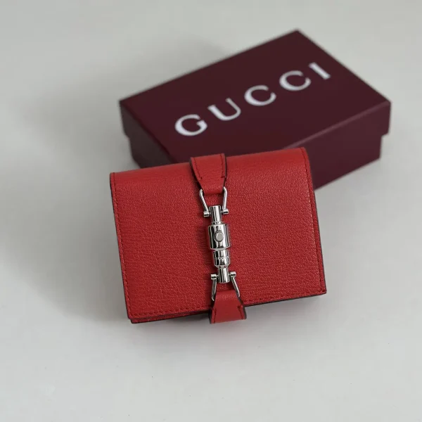 Gucci Red Compact Wallet image 1