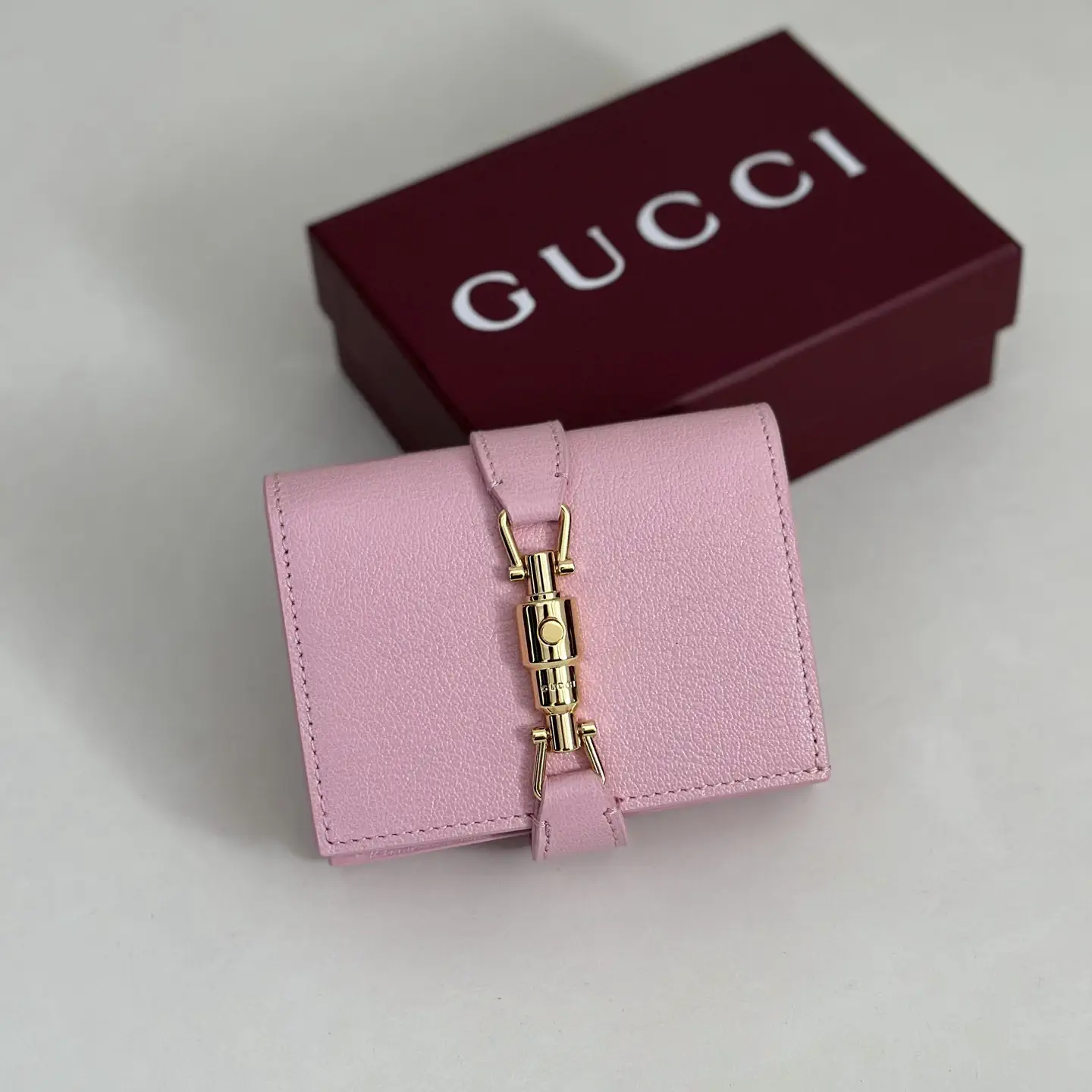 Gucci Pink Compact Wallet image 1