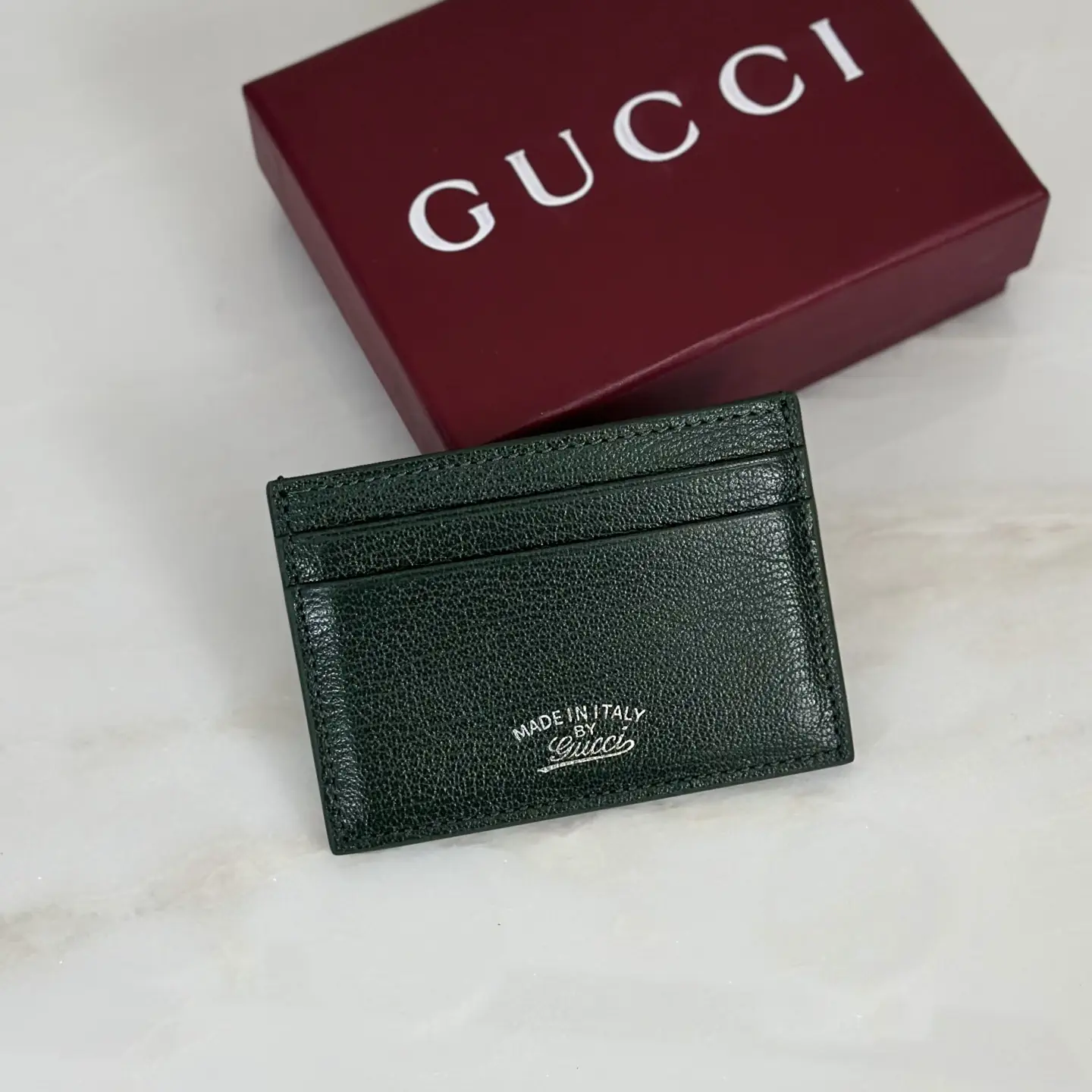 Gucci Dark Green Card Holder image 1