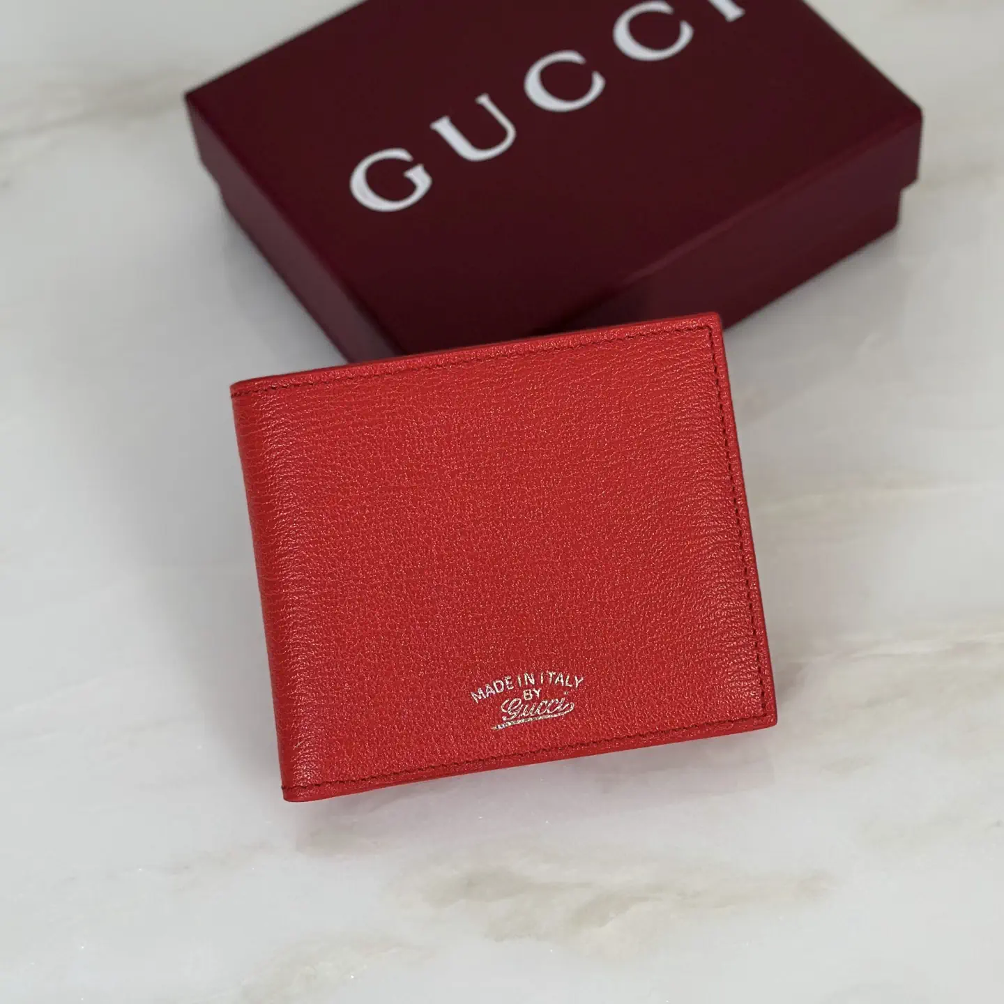 Gucci Red Bifold Wallet image 1