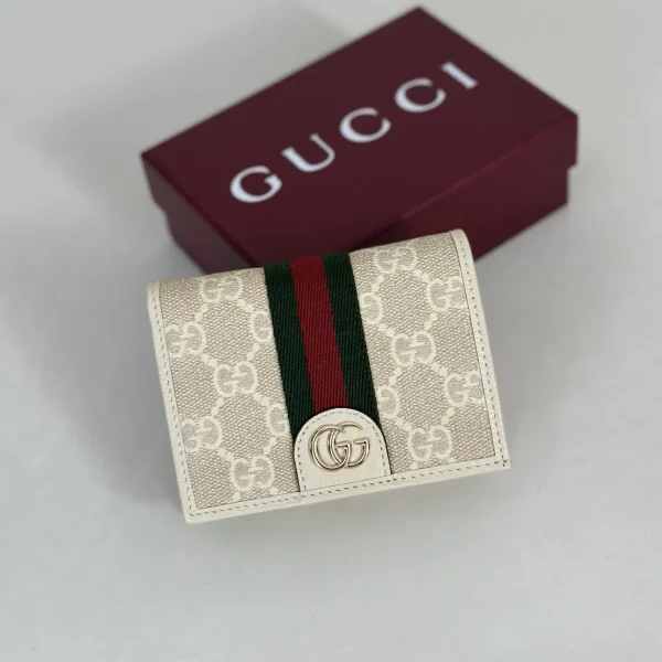 Gucci Monogram Web Stripe Wallet image 1