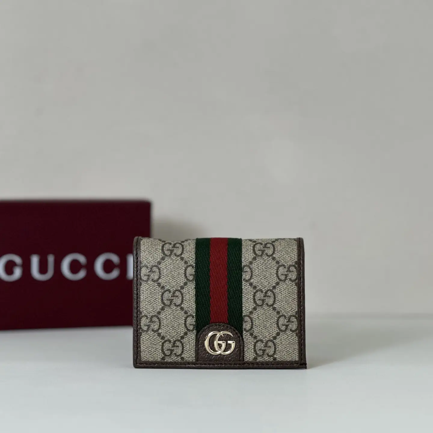 Gucci Monogram Web Stripe Wallet image 1