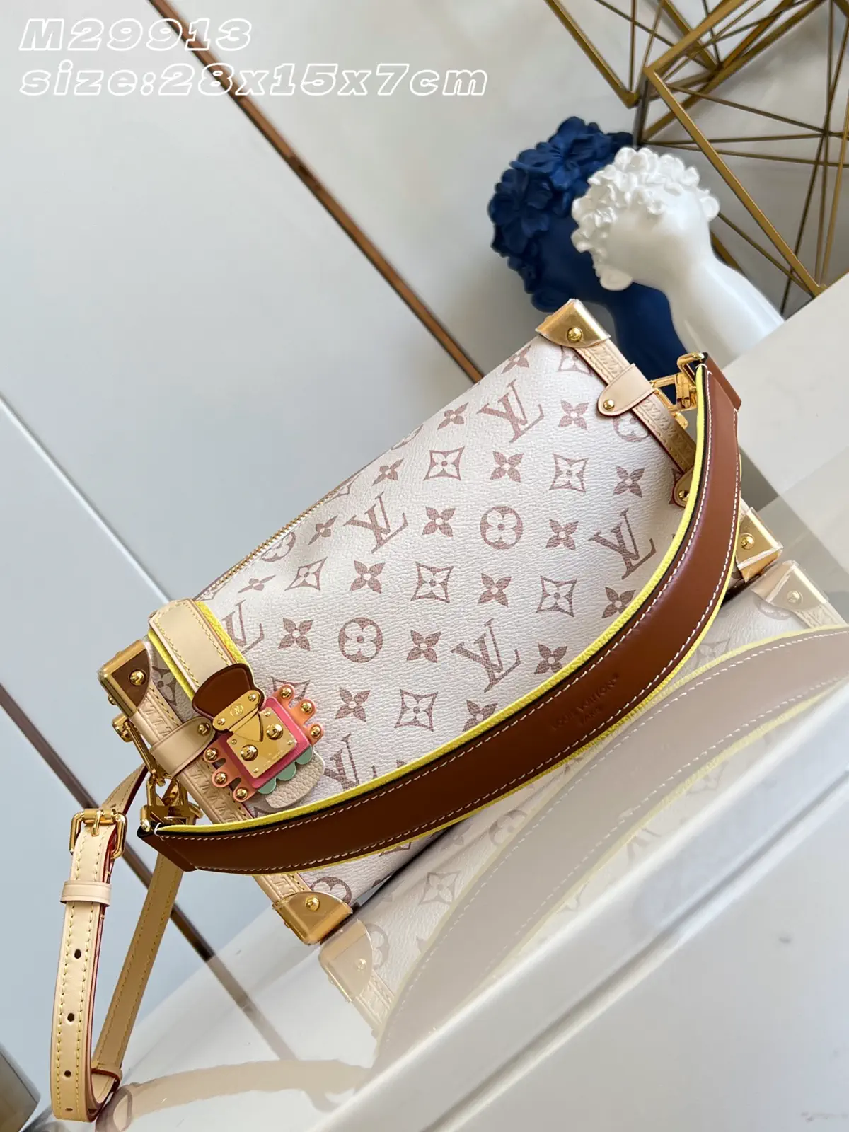 Louis Vuitton Side Trunk MM Monogram Dune Bag image 1