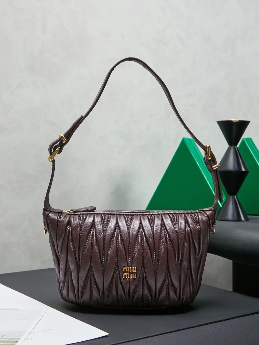 Miu Miu Quilted Mini Shoulder Bag image 1
