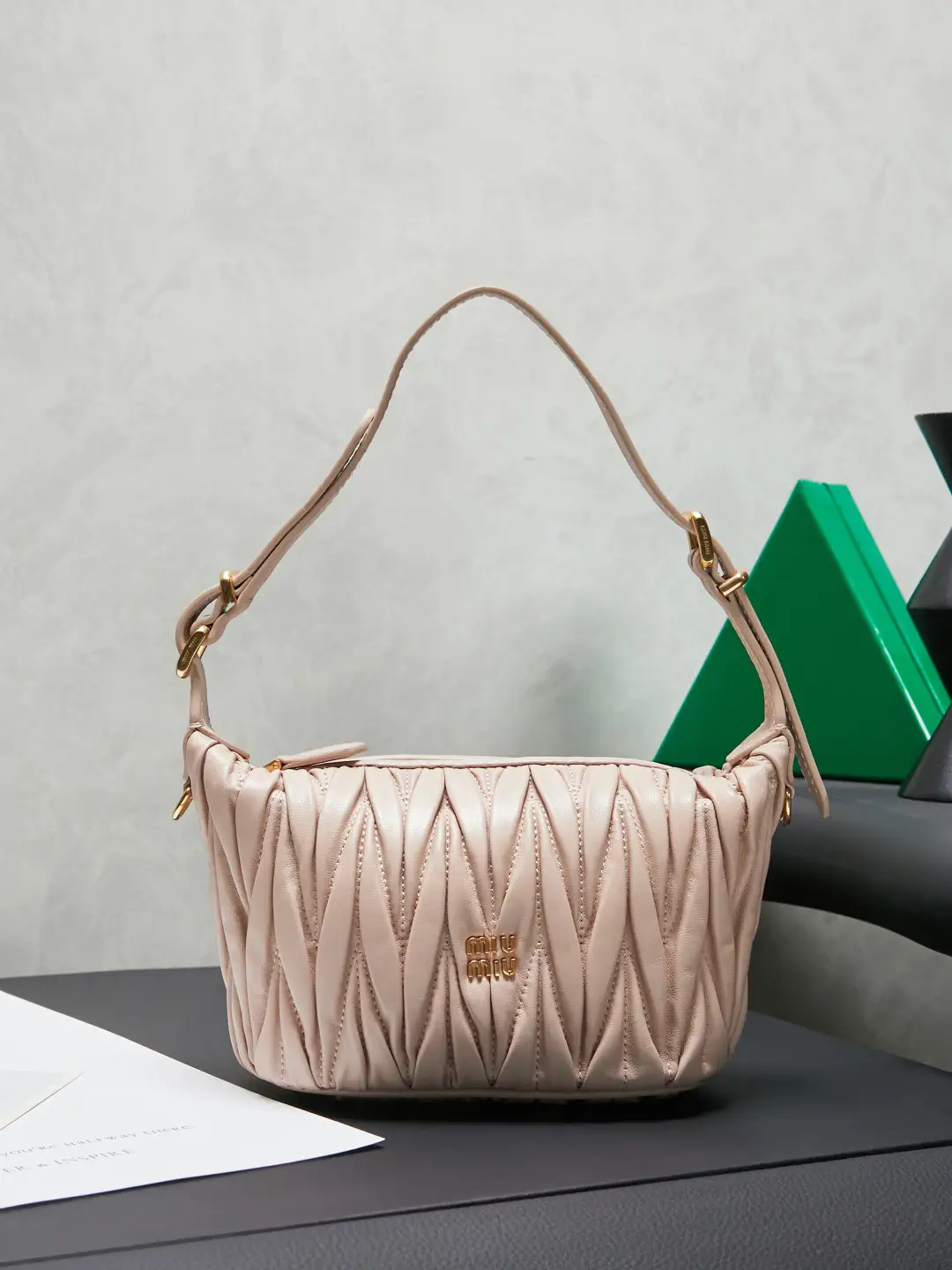 Miu Miu Matelassé Mini Shoulder Bag image 1